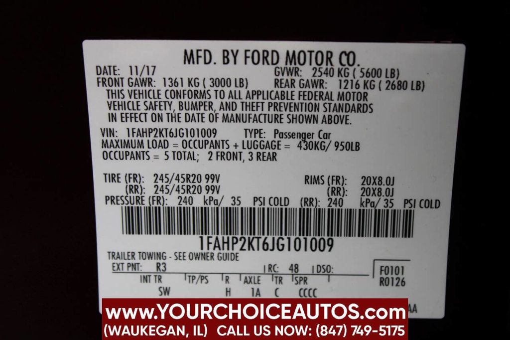 2018 Ford Taurus SHO AWD - 22912347 - 35