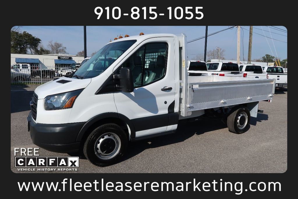2018 Ford Transit Chassis T250 9' Aluminum Flatbed - 22331583 - 0