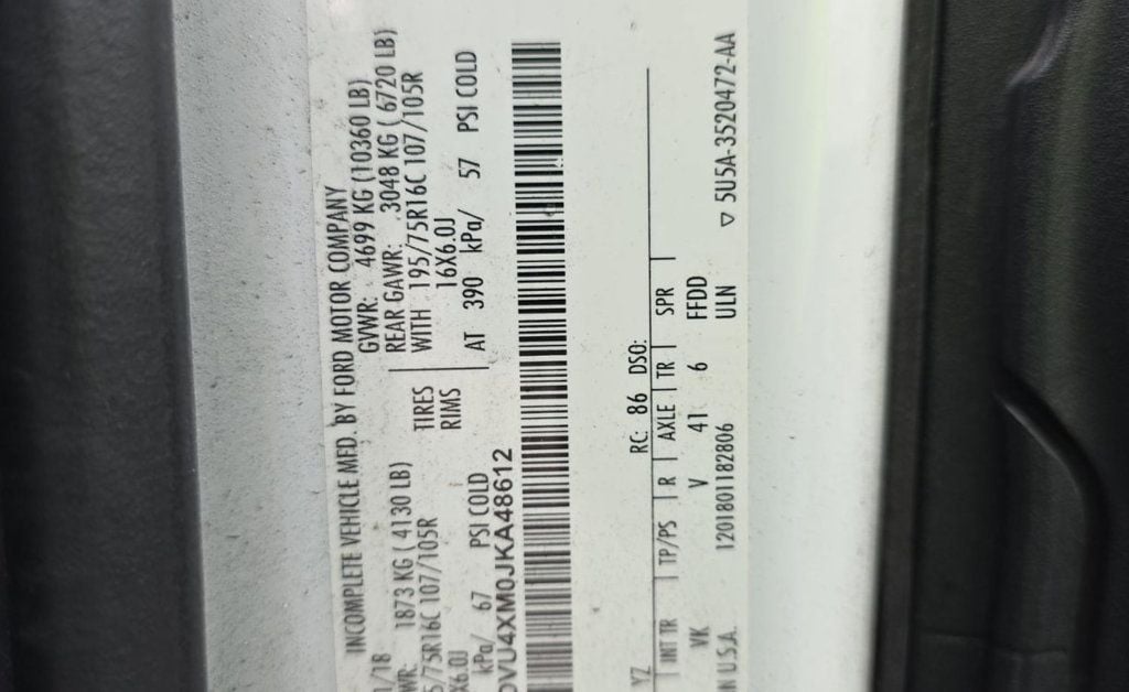 2018 Ford Transit Non-CDL Shuttle Bus w/ Rear Luggage For Students Tours Charters Activity & Church Transport - 22938034 - 15