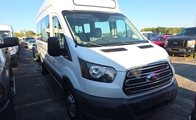 2018 Ford Transit Non-CDL Shuttle Bus w/ Rear Luggage For Students Tours Charters Activity & Church Transport - 22938034 - 1