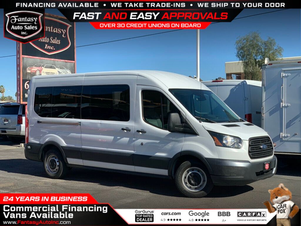 2018 Ford Transit Passenger Wagon T-350 148" Med Roof XL Sliding RH Dr - 22974555 | Video 1