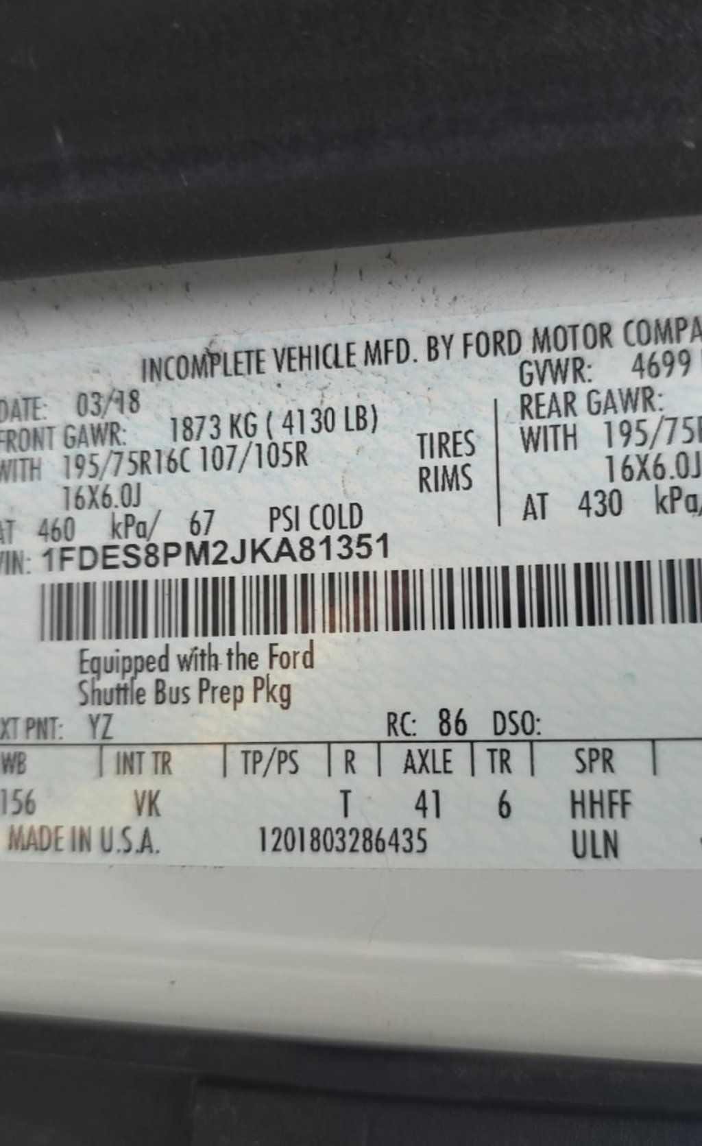 2018 Ford Transit T350 Wheelchair Van For Adults Medical Transport Mobility ADA Handicapped - 22955019 - 5