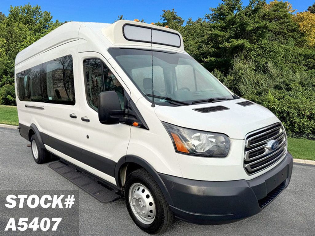 2018 Ford Transit T350-HD Non-CDL Minibus - Rear Luggage For Students Tours Charters Activity & Church Transport - 22938034 - 0