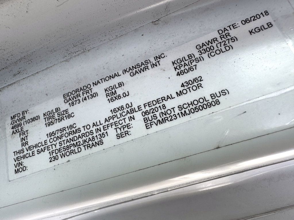 2018 Ford Transit T-350HD Wheelchair Van For Adults Medical Transport Mobility ADA Handicapped - 22955019 - 45