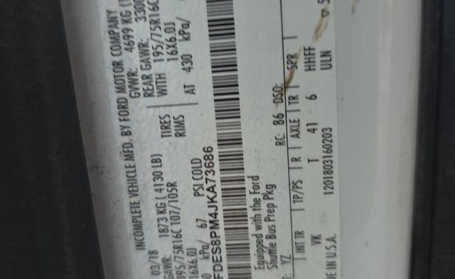 2018 Ford Transit T-350HD Wheelchair Van For Adults Medical Transport Mobility ADA Handicapped - 22955021 - 4