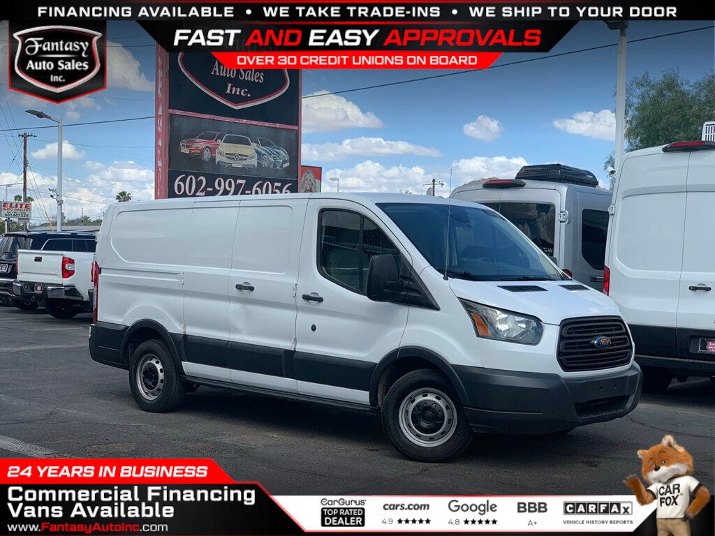 2018 Ford Transit Van T-150 130" Low Rf 8600 GVWR Swing-Out RH Dr 1-Owner - 22915253 | Video 1
