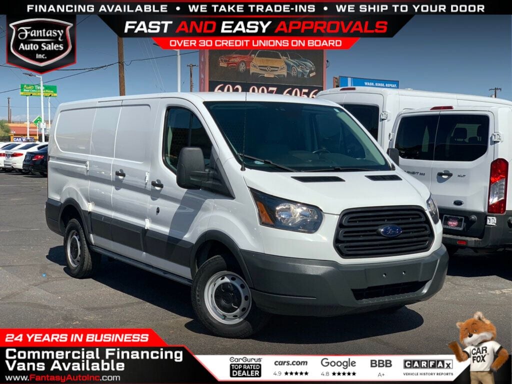 2018 Ford Transit Van T-250 130" Low Rf 9000 GVWR Swing-Out RH Dr - 22623528 - 0