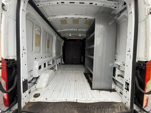 2018 Ford Transit Van T-350 148" Med Rf 9500 GVWR-Rear Cargo open with shelf - 23085604 - 22