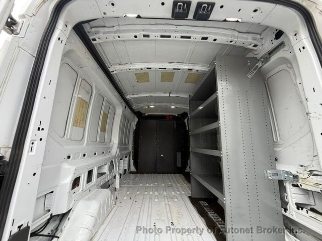 2018 Ford Transit Van T-350 148" Med Rf 9500 GVWR-Rear Cargo open with shelf - 23085604 - 24
