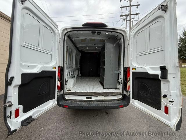 2018 Ford Transit Van T-350 148" Med Rf 9500 GVWR-Rear Cargo open with shelf - 23085604 - 25