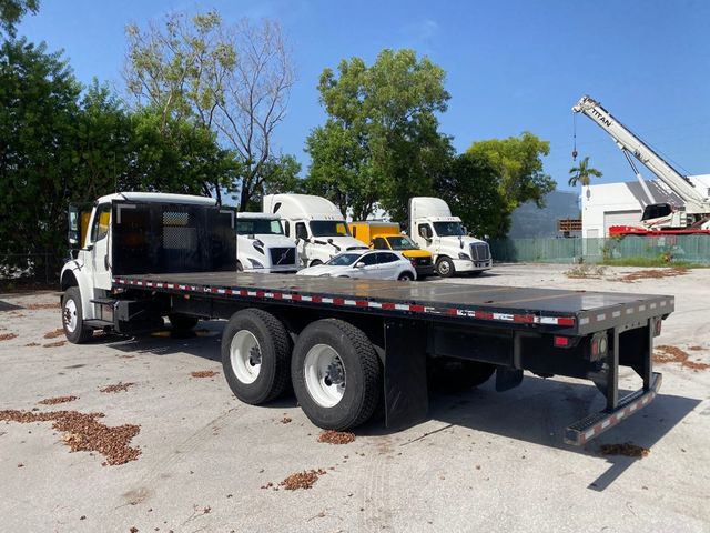 2018 Freightliner Business Class M2 106 52k GVWR, w/ 24ft Flatbed Platform body - 23067071 - 4