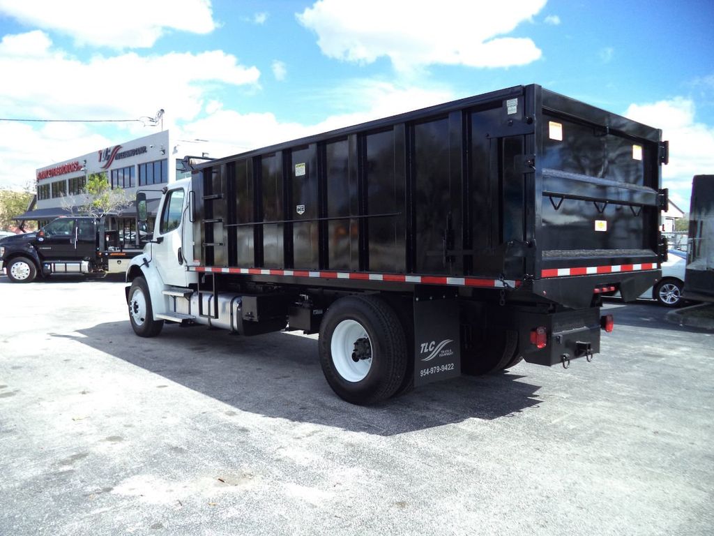 2018 Freightliner Business Class M2 106 w/ New 18ft Steel Trash Dump Body Landscape Dump Truck - 22323092 - 12
