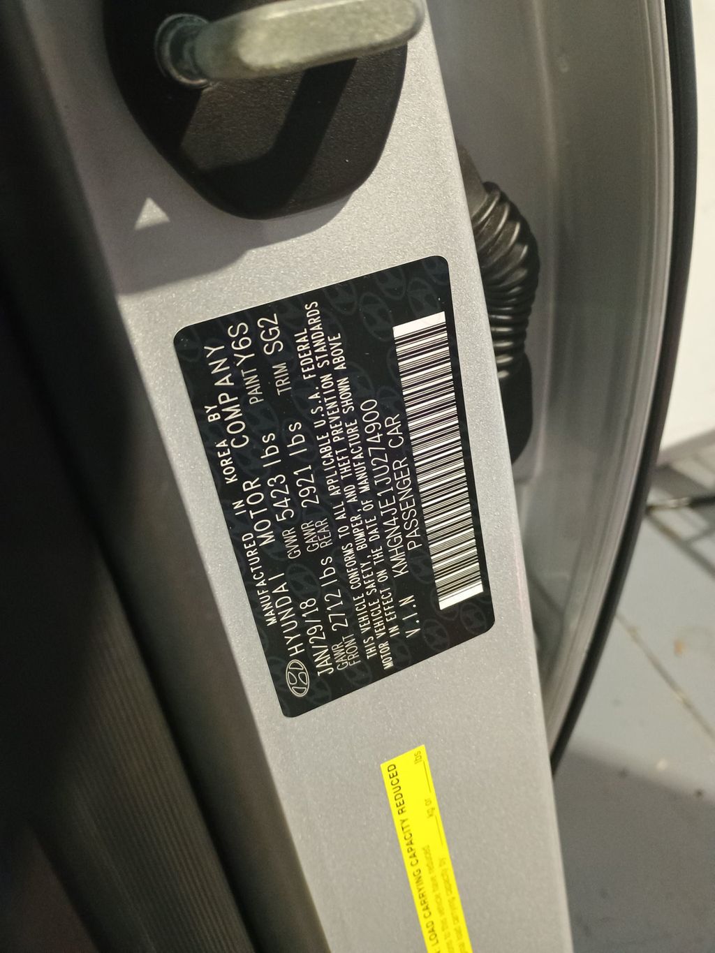 2018 Genesis G80 3.8L AWD Clean Carfax Florida Car - 23002045 - 49