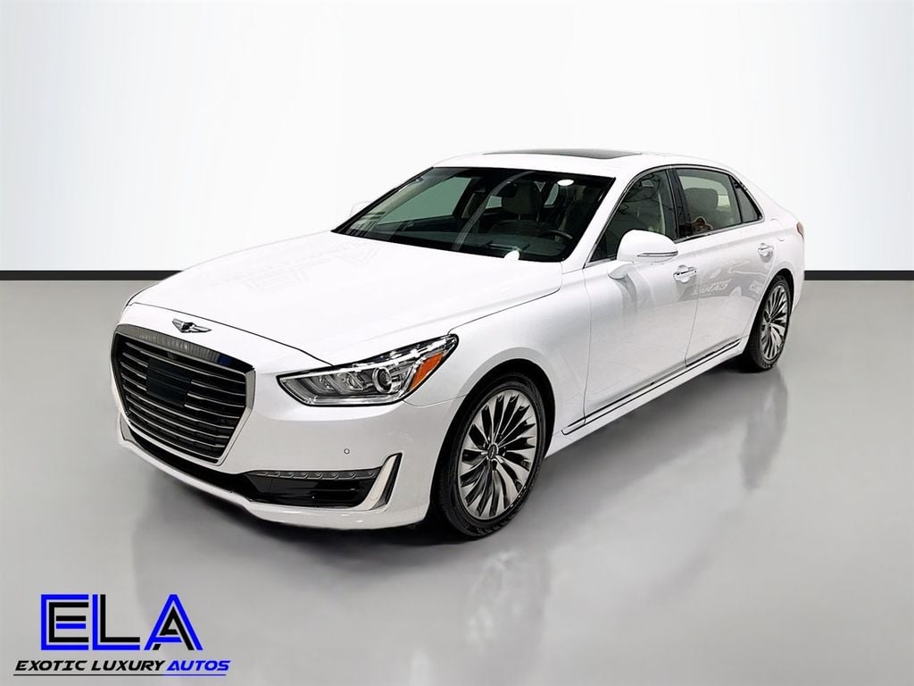 2018 Genesis G90 5.0 ULTIMATE! HAS FACTORY WARRANTY! REAR TVS! HEADS UP! CLEAN! - 22924786 - 11