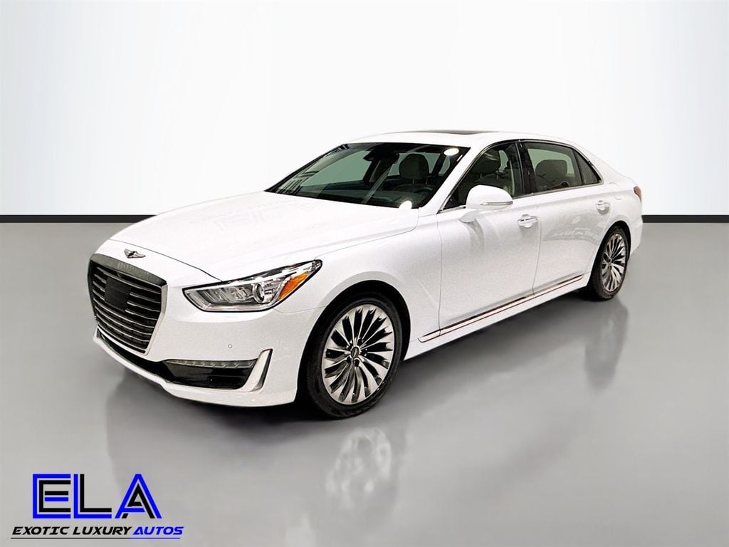 2018 Genesis G90 5.0 ULTIMATE! HAS FACTORY WARRANTY! REAR TVS! HEADS UP! CLEAN! - 22924786 - 12