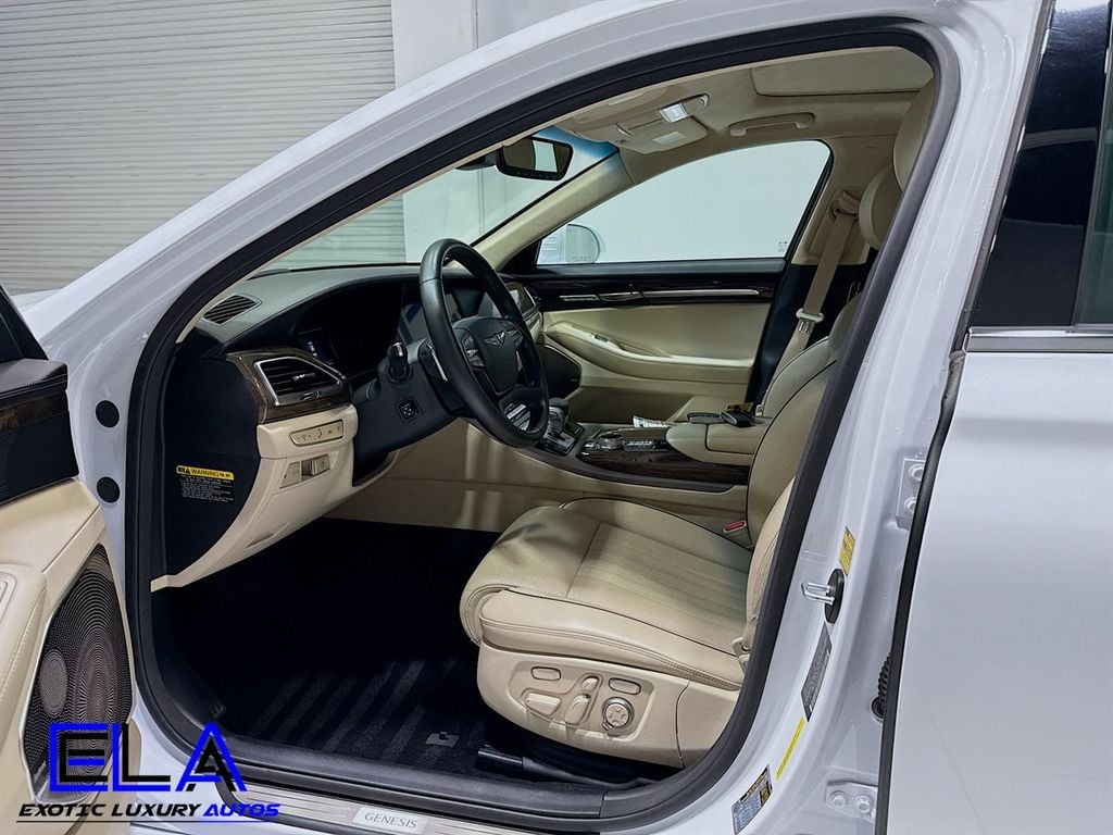 2018 Genesis G90 5.0 ULTIMATE! HAS FACTORY WARRANTY! REAR TVS! HEADS UP! CLEAN! - 22924786 - 14