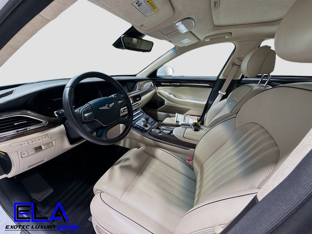 2018 Genesis G90 5.0 ULTIMATE! HAS FACTORY WARRANTY! REAR TVS! HEADS UP! CLEAN! - 22924786 - 21