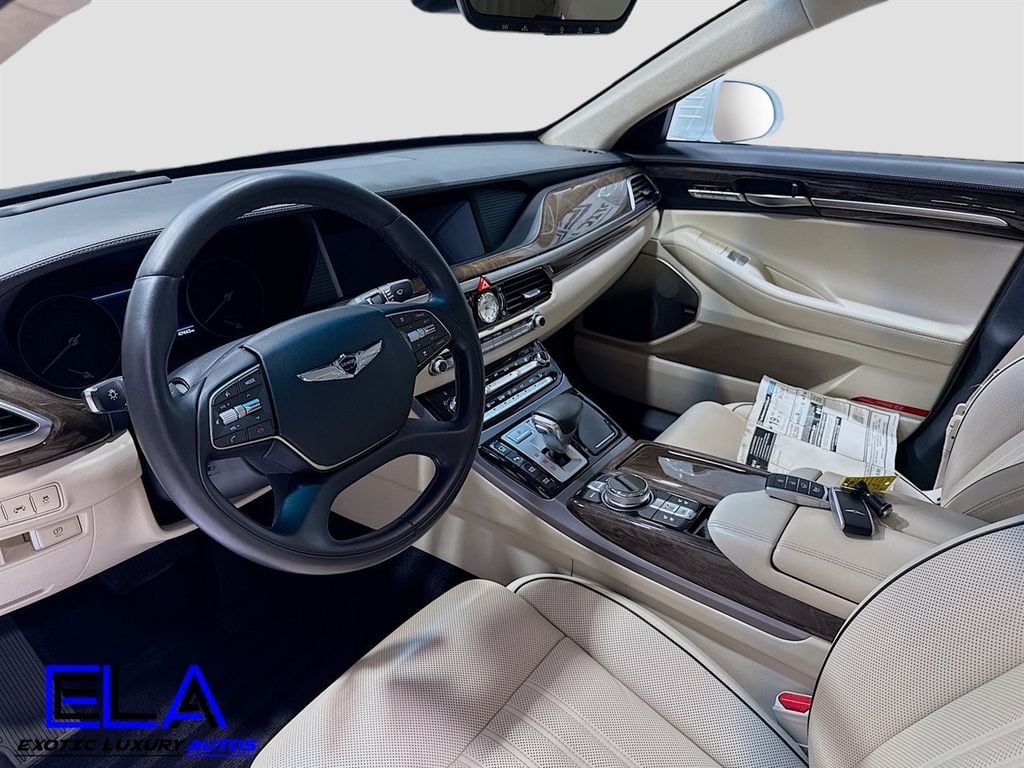 2018 Genesis G90 5.0 ULTIMATE! HAS FACTORY WARRANTY! REAR TVS! HEADS UP! CLEAN! - 22924786 - 22