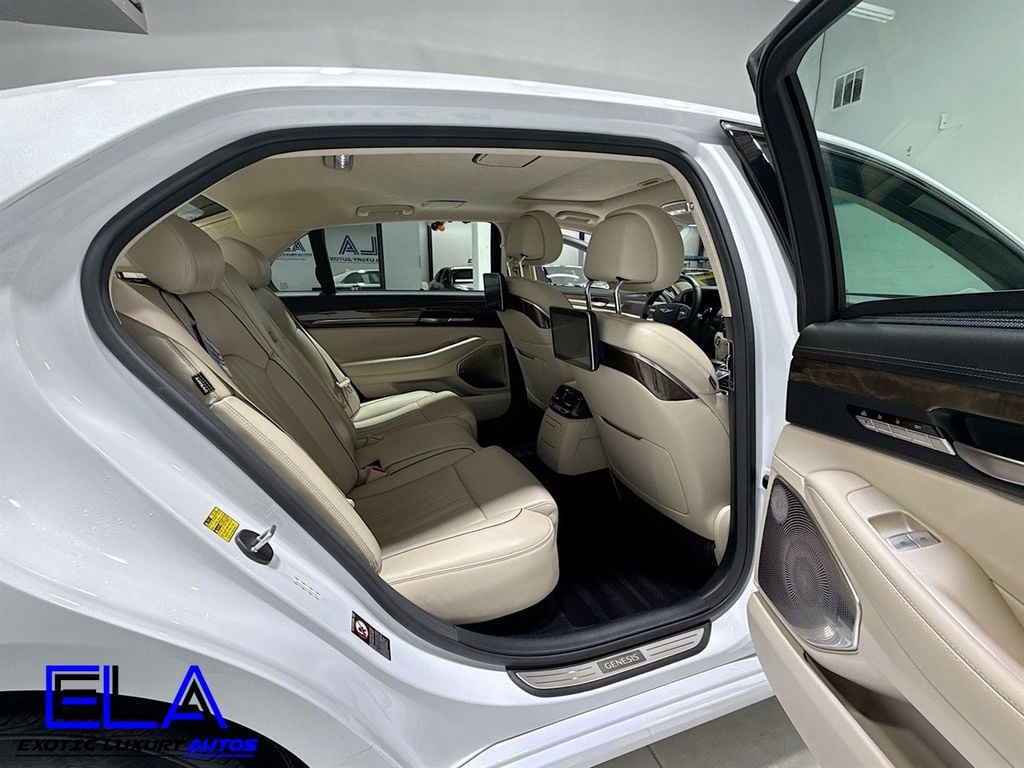 2018 Genesis G90 5.0 ULTIMATE! HAS FACTORY WARRANTY! REAR TVS! HEADS UP! CLEAN! - 22924786 - 27