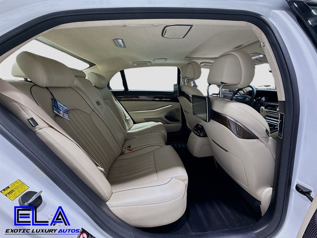 2018 Genesis G90 5.0 ULTIMATE! HAS FACTORY WARRANTY! REAR TVS! HEADS UP! CLEAN! - 22924786 - 28