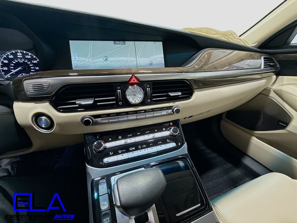 2018 Genesis G90 5.0 ULTIMATE! HAS FACTORY WARRANTY! REAR TVS! HEADS UP! CLEAN! - 22924786 - 39
