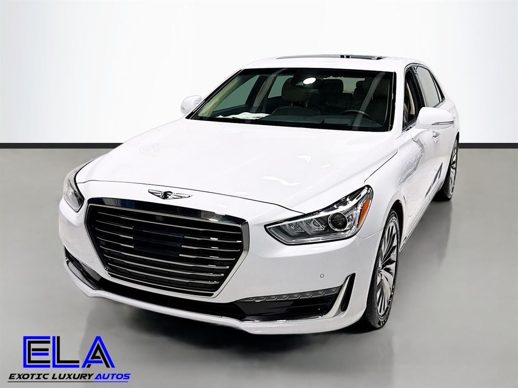 2018 Genesis G90 5.0 ULTIMATE! HAS FACTORY WARRANTY! REAR TVS! HEADS UP! CLEAN! - 22924786 - 45