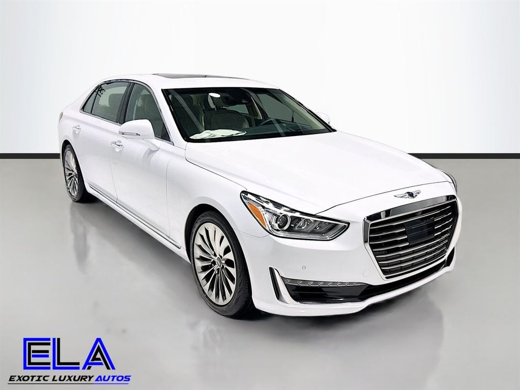 2018 Genesis G90 5.0 ULTIMATE! HAS FACTORY WARRANTY! REAR TVS! HEADS UP! CLEAN! - 22924786 - 47