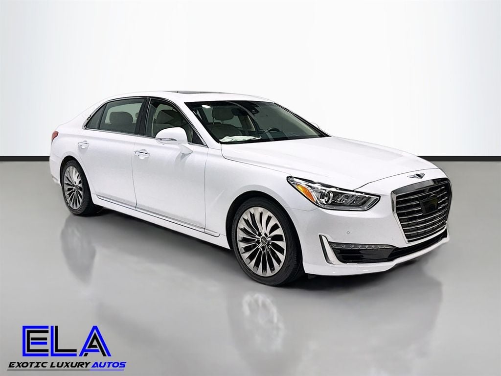 2018 Genesis G90 5.0 ULTIMATE! HAS FACTORY WARRANTY! REAR TVS! HEADS UP! CLEAN! - 22924786 - 48