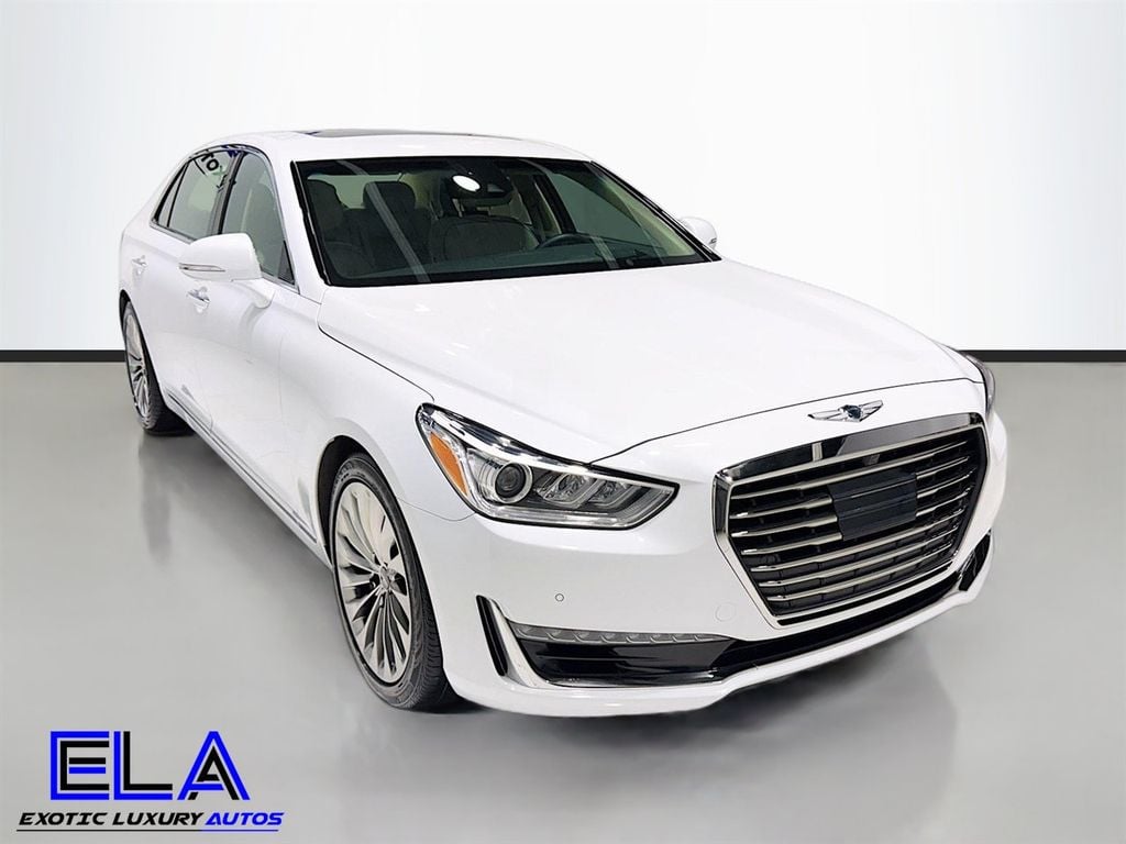 2018 Genesis G90 5.0 ULTIMATE! HAS FACTORY WARRANTY! REAR TVS! HEADS UP! CLEAN! - 22924786 - 6
