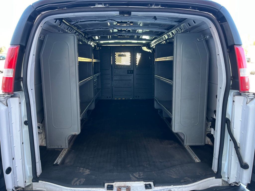 2018 GMC Savana Cargo Van Mini Duramax Turbo Diesel Work Van - 22974920 - 19