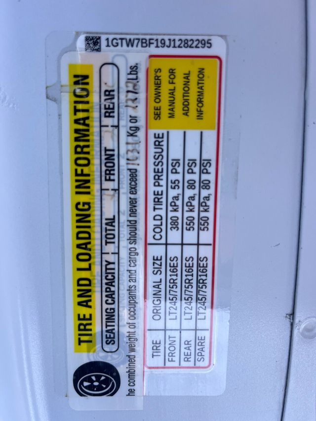 2018 GMC Savana Cargo Van Mini Duramax Turbo Diesel Work Van - 22974920 - 56