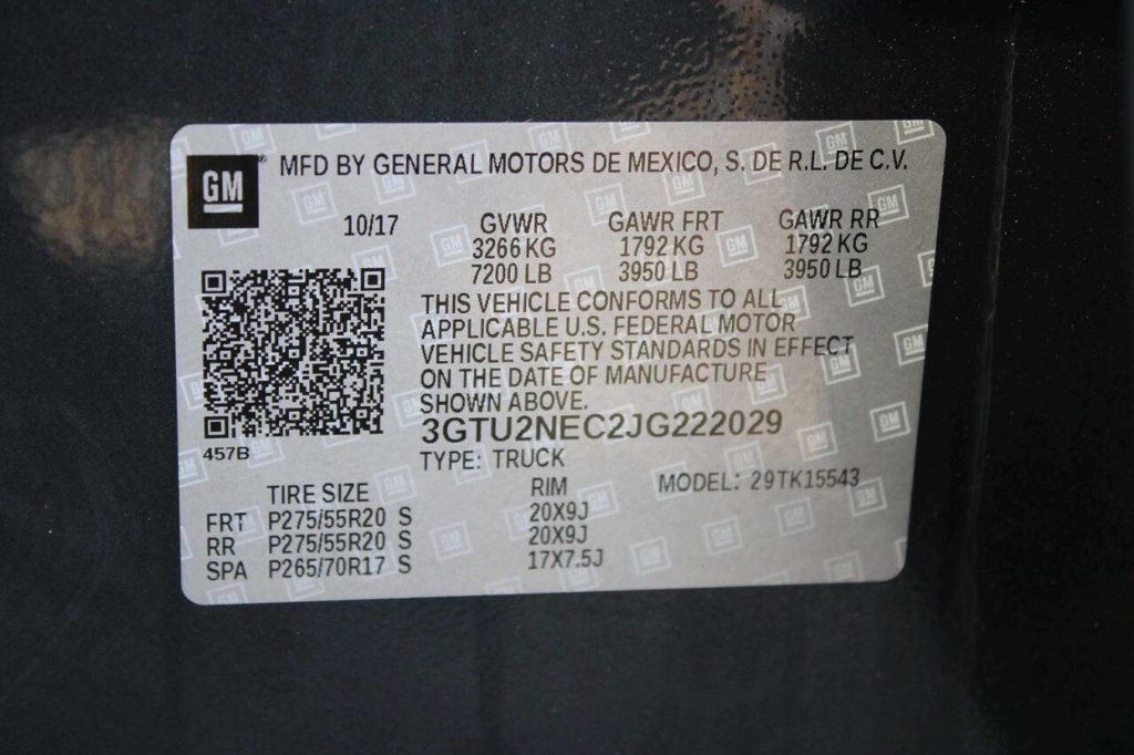2018 GMC Sierra 1500 SLT 4x4 4dr Crew Cab 5.8 ft. SB - 22927040 - 24