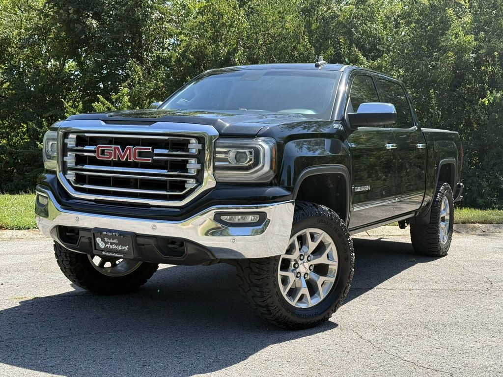 2018 GMC Sierra 1500 SLT Premium Plus Pkg/All-Terrain Pkg/Heated&Cooled Seats/4X4 - 23063302 - 1