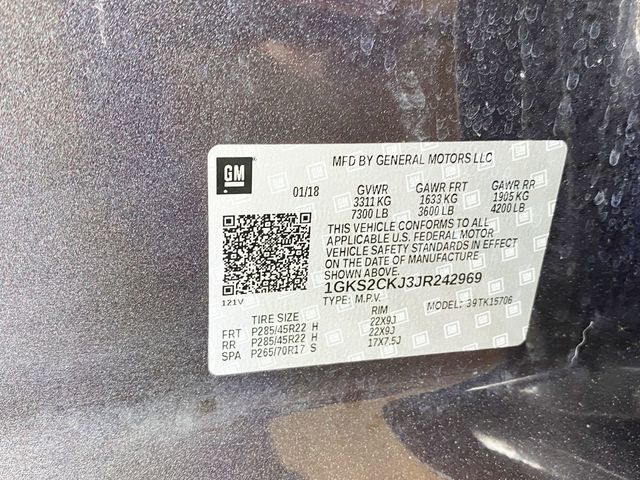 2018 GMC Yukon 4WD 4dr Denali - 22987485 - 79