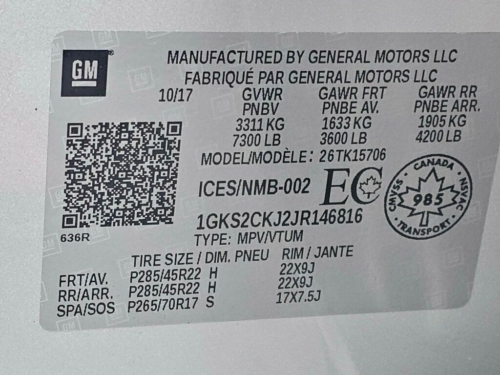 2018 GMC Yukon 4WD 4dr Denali - 22946199 - 47