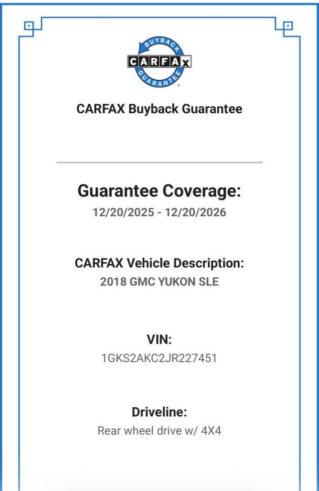 2018 GMC Yukon 4WD 4dr SLE - 22962744 - 26