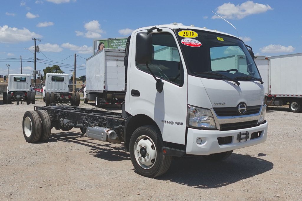 2018 HINO 195 (Cab Chassis-Diesel) - 22562188 - 0