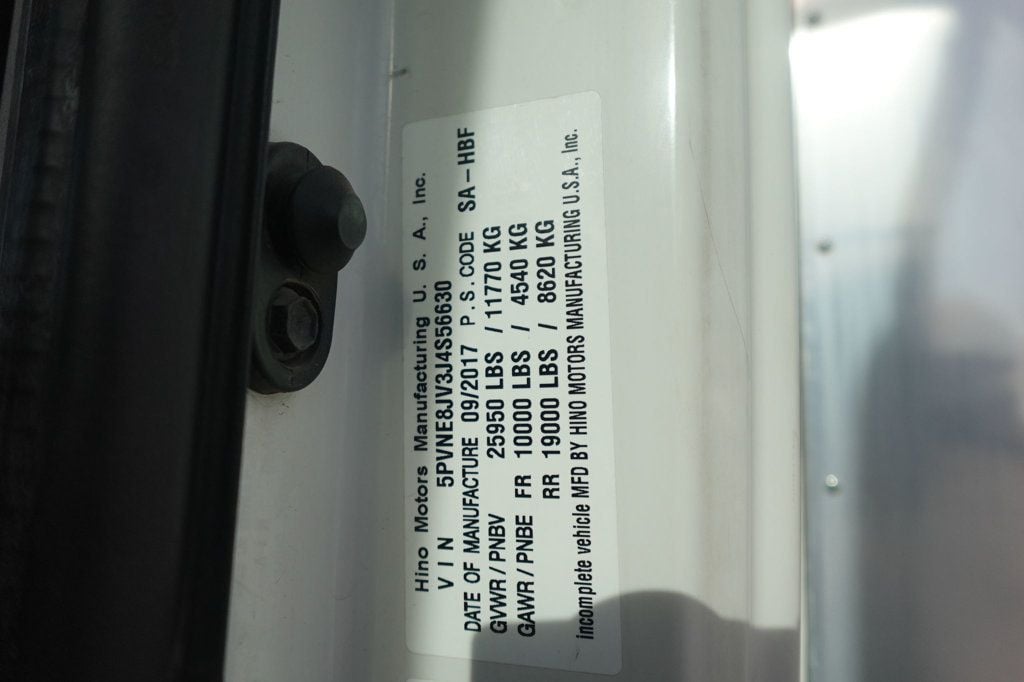 2018 HINO 268 (26ft Box with Lift Gate) - 22969740 - 65