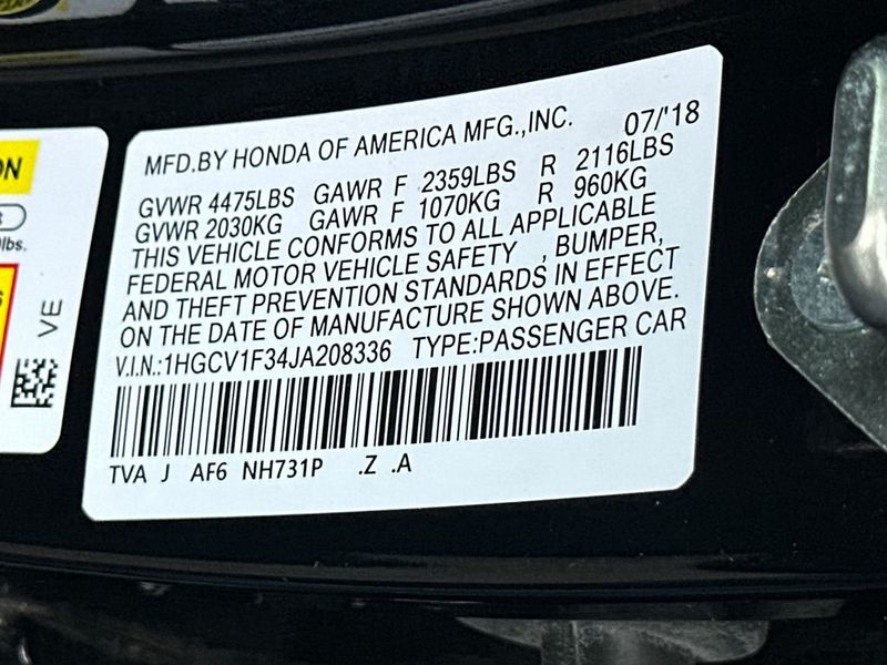 2018 Honda Accord Sedan Sport - 23036710 - 20