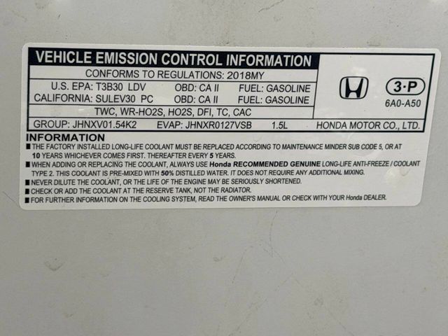 2018 Honda Accord Sedan Touring 4dr Sedan (1.5T I4) - 23015719 - 29