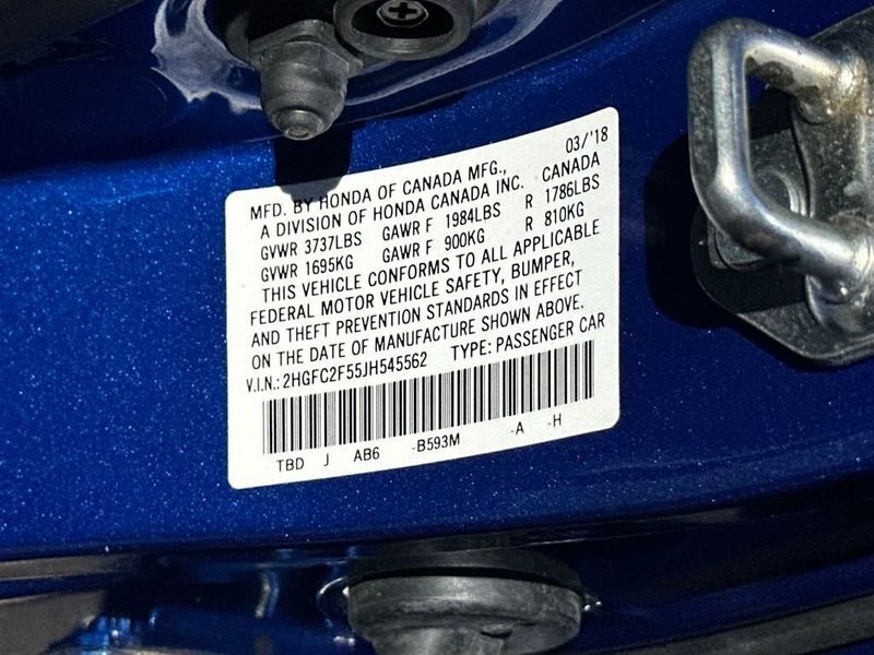 2018 Honda Civic Sedan LX CVT - 22922865 - 20