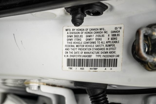 2018 Honda Civic Sedan Touring CVT - 22982013 - 36
