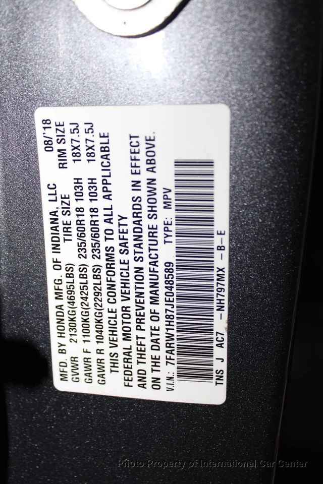 2018 Honda CR-V EX-L 2WD - 22948383 - 32