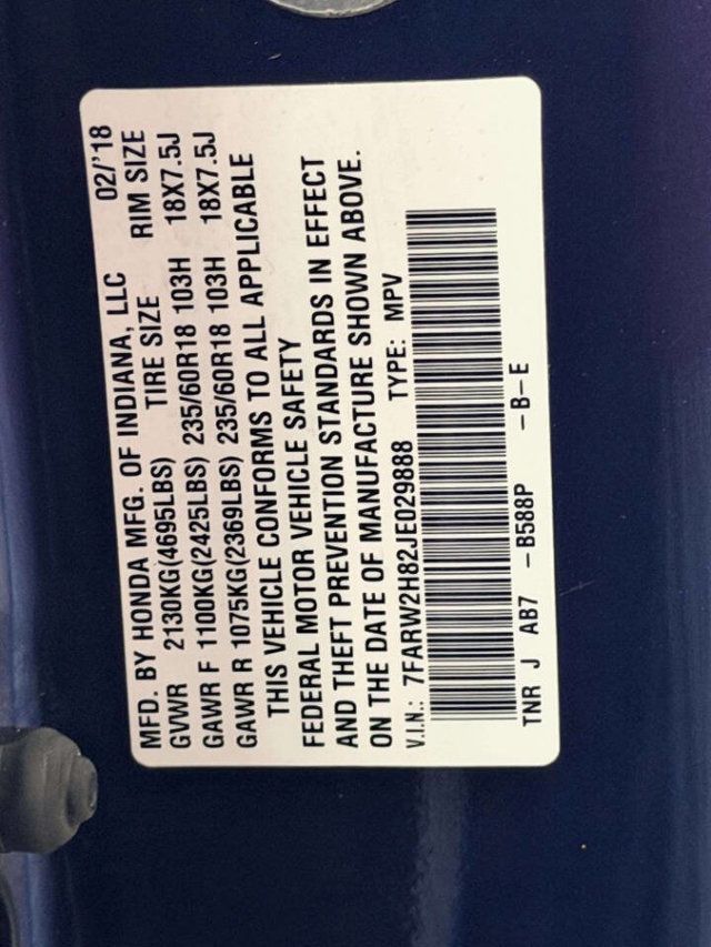 2018 Honda CR-V EX-L AWD - 23044851 - 19