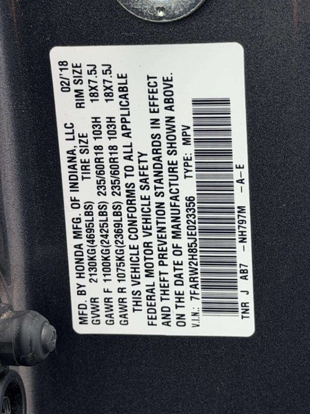 2018 Honda CR-V EX-L AWD - 23052874 - 19