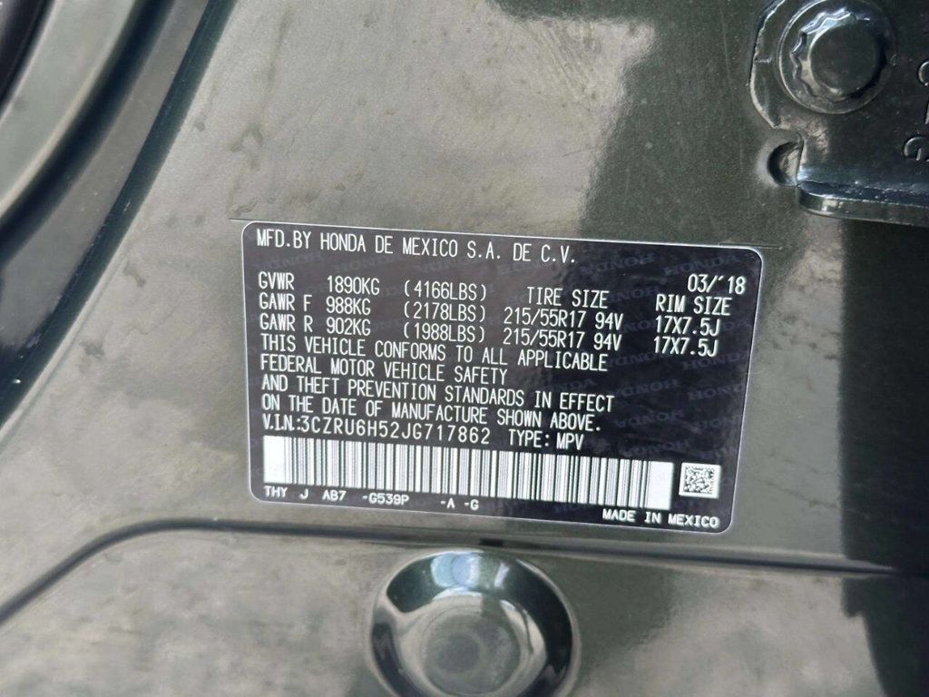 2018 Honda HR-V EX AWD CVT - 23050931 - 38