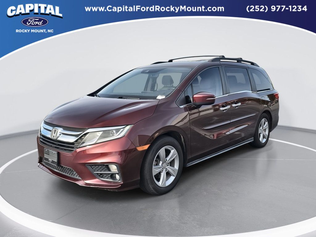 Used 2018 Honda Odyssey EX-L with VIN 5FNRL6H71JB103840 for sale in Wilmington, NC