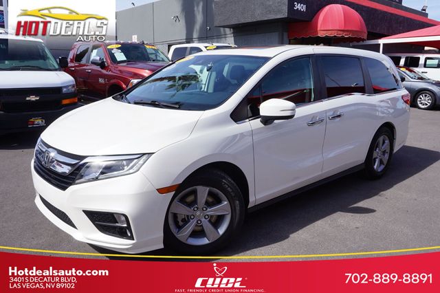 2018 Honda Odyssey EX-L, THIRD ROW SEATING, LEATHER SEATS, MOON ROOF, DVD SYSTEM  - 22989824 - 0