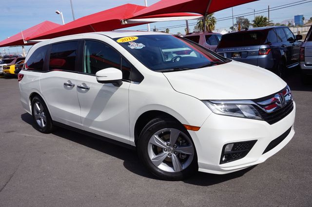 2018 Honda Odyssey EX-L, THIRD ROW SEATING, LEATHER SEATS, MOON ROOF, DVD SYSTEM  - 22989824 - 1