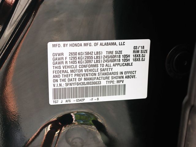 2018 Honda Pilot EX AWD - 23025803 - 33